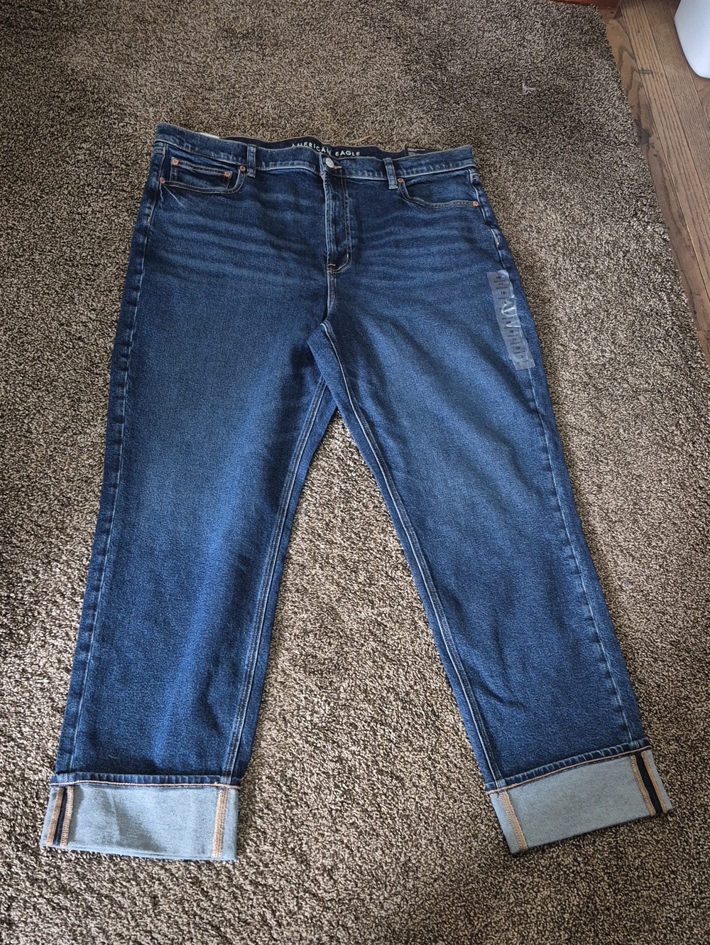NWT American Eagle Super High-Rise Straight Women's Jeans Size 18 Regular
